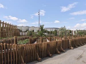 Le Potager de la Cantine, Atelier Vecteur, quai des Antilles, île de Nantes, dans le cadre du Voyage à Nantes 2024