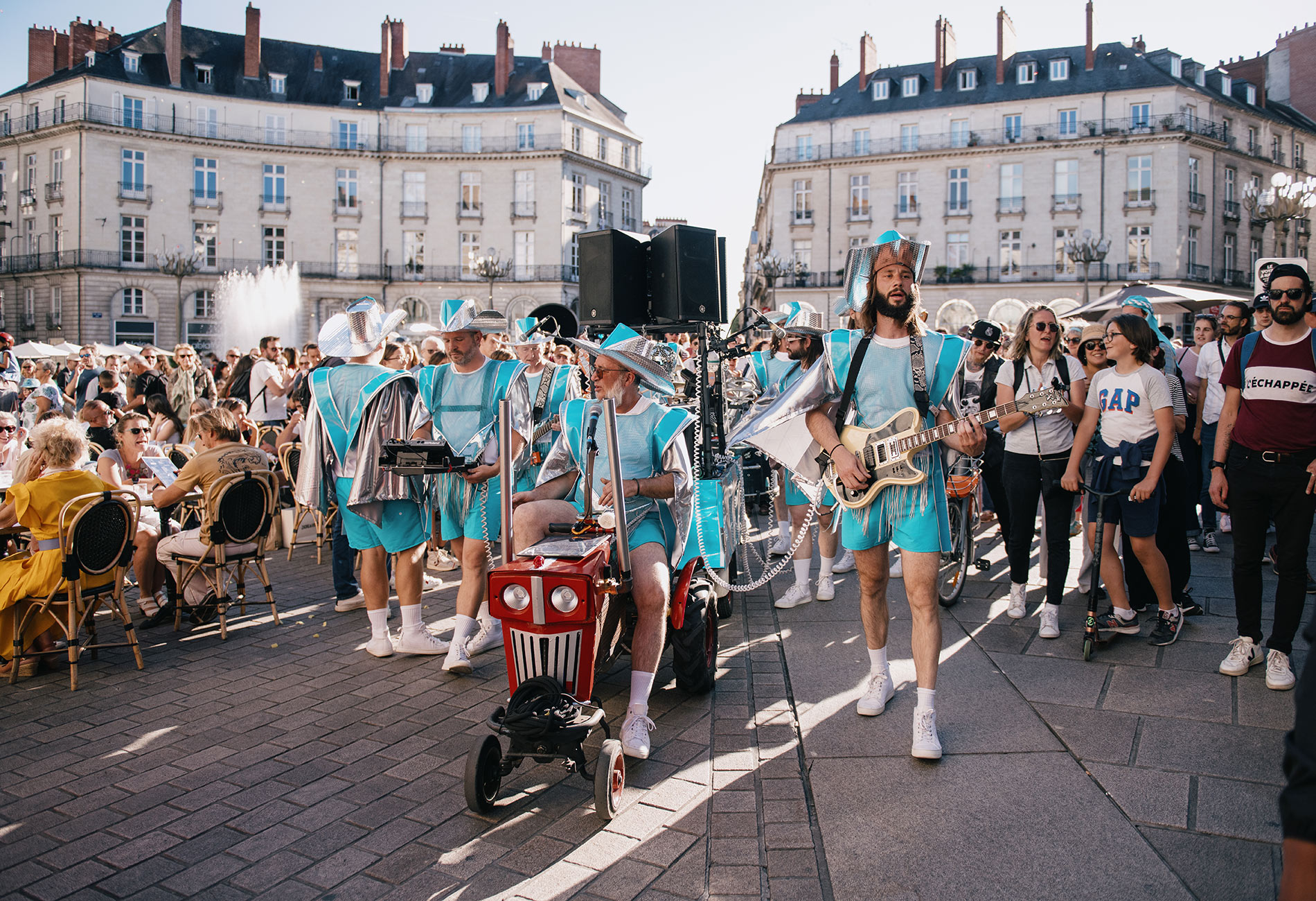 Green Line marching band, La Nuit du VAN, Le Voyage à Nantes 2022